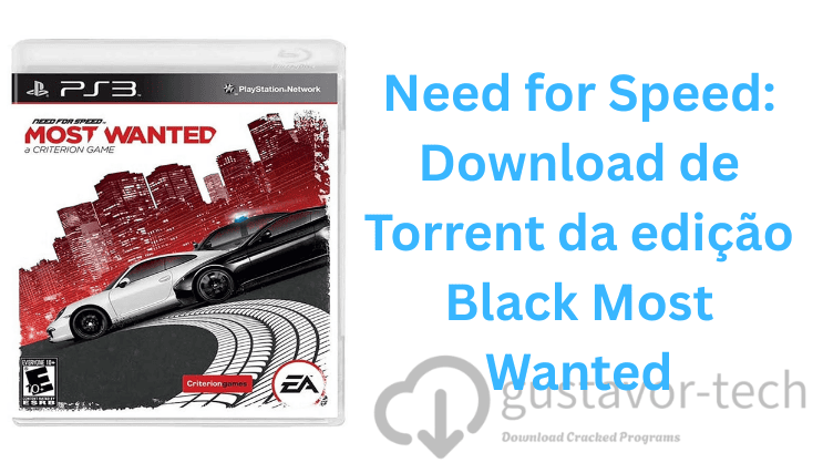Need for Speed Torrent: Download de Torrent da edição Black Most Wanted